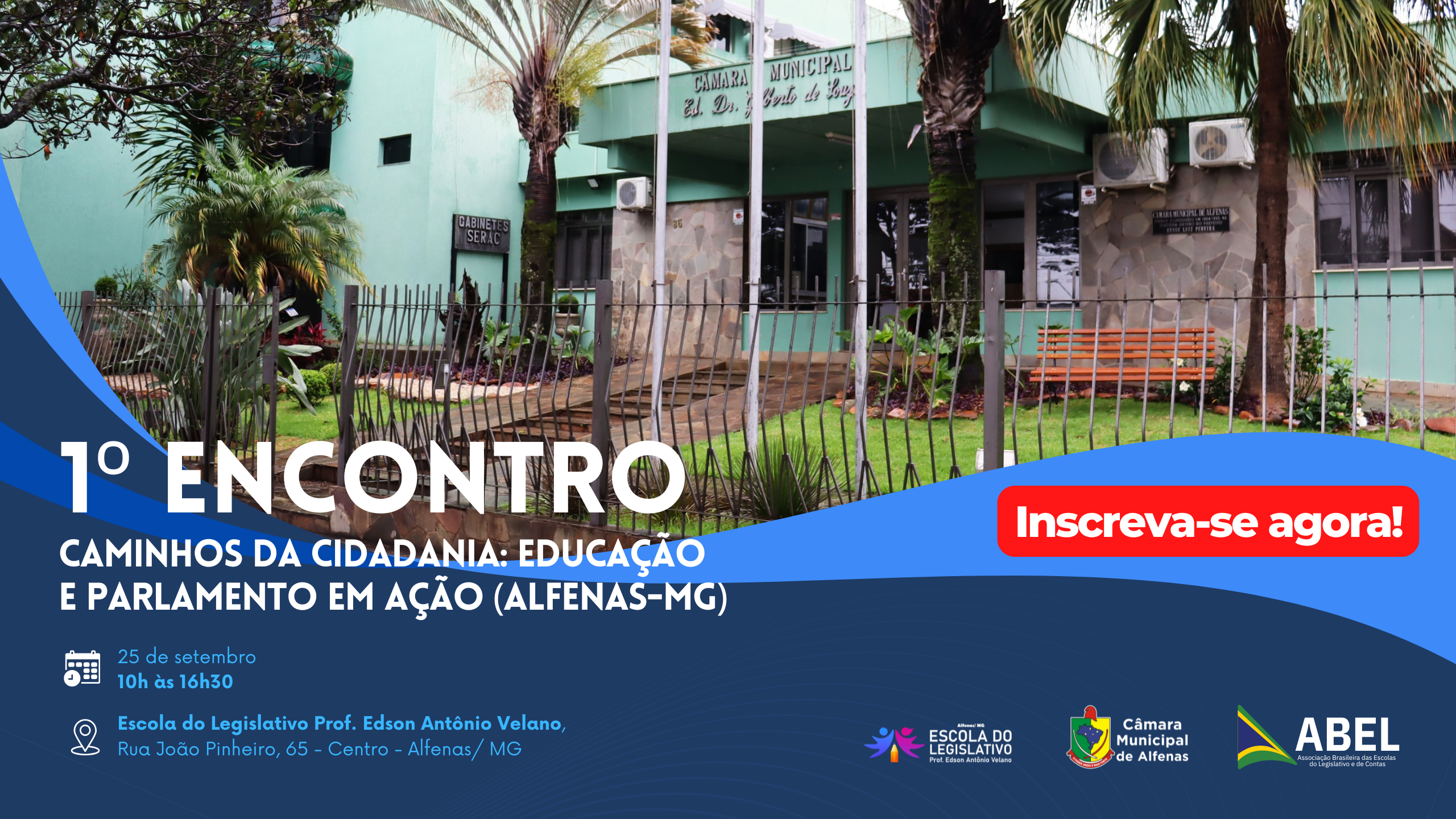 Escola do Legislativo de Alfenas promove 1º Encontro “Caminhos da Cidadania”