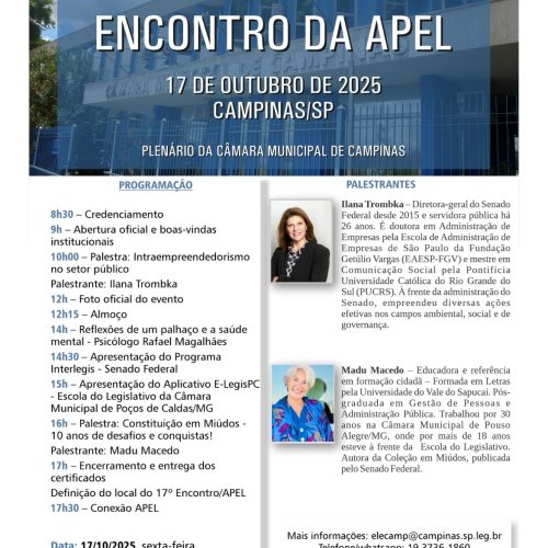 16º Encontro da APEL acontece amanhã em Campinas; confira a programação